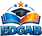 EDGAB Academy logo with graduation cap, books, and stars on a dark background